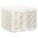 havebord 53x53x40 cm plastik hvid