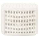 havebord 53x53x40 cm plastik hvid