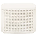 havebord 53x53x40 cm plastik hvid