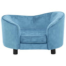 hundesofa 69x49x40 cm plys turkis