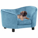 hundesofa 69x49x40 cm plys turkis