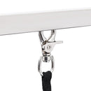 vaske-/trimmebord til hund justerbart m. 2 løkker og kurv