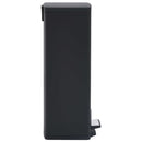 pedalspand fingeraftryksafvisende 30 l rustfrit stål sort