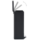 pedalspand fingeraftryksafvisende 30 l rustfrit stål sort