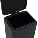 pedalspand fingeraftryksafvisende 30 l rustfrit stål sort