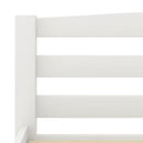 sengeramme uden madras massivt fyrretræ 120x200 cm hvid