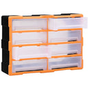 skuffereol med 8 store skuffer 52x16x37 cm