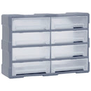 skuffereol med 8 store skuffer 52x16x37 cm