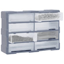 skuffereol med 8 store skuffer 52x16x37 cm