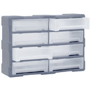 skuffereol med 8 store skuffer 52x16x37 cm