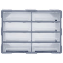 skuffereol med 8 store skuffer 52x16x37 cm