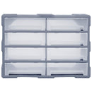 skuffereol med 8 store skuffer 52x16x37 cm
