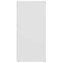 skænk 80x36x75 cm konstrueret træ hvid