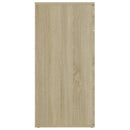 skænk 80x36x75 cm konstrueret træ sonoma-eg