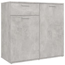 skænk 80x36x75 cm konstrueret træ betongrå