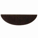 trappemåtter selvklæbende 10 stk. 56x17x3 cm brune halvrunde