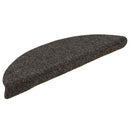 trappemåtter selvklæbende 10 stk. 56x17x3 cm antracit halvrund