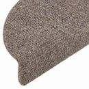 trappemåtter selvklæbende 10 stk. 56x17x3 cm beige halvrunde