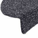 trappemåtter selvklæbende 5 stk. 65x21x4 cm mørkegrå halvrund store