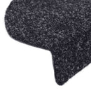 trappemåtter selvklæbende 10 stk. 65x21x4 cm sorte halvrund store