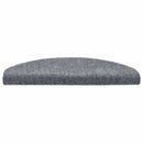 trappemåtter selvklæbende 5 stk. 65x21x4 cm lysegrå halvrund store