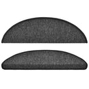 trappemåtter 10 stk. 56x17x3 cm antracit halvrund