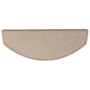 trappemåtter 10 stk. 56x17x3 cm taupe halvrund