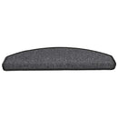 trappemåtter 10 stk. 65 x 24 x 4 cm antracit halvrund store