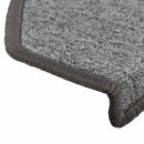 trappemåtter 10 stk. 65 x 24 x 4 cm mørkegrå halvrunde store