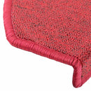 trappemåtter 10 stk. 65 x 24 x 4 cm rød halvrund store