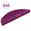 trappemåtter 10 stk. 56x17x3 cm violet halvrund