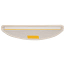 trappemåtter 10 stk. 56x17x3 cm hvide halvrunde