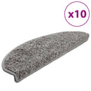trappemåtter 10 stk. 65x21x4 cm grå halvrunde store