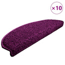 trappemåtter 10 stk. 65x21x4 cm violet halvrund stor