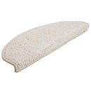 trappemåtter 10 stk. 65x21x4 cm hvide halvrunde store