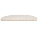 trappemåtter 10 stk. 65x21x4 cm hvide halvrunde store