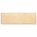trappemåtter 10 stk. 65x21x4 cm cremefarvede rektangulære kanter