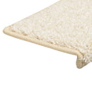 trappemåtter 10 stk. 65x21x4 cm hvide rektangulære kant