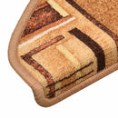 selvklæbende trappemåtter 10 stk. 65x21x4 cm beige