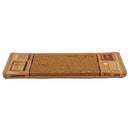 selvklæbende trappemåtter 10 stk. 65x21x4 cm beige