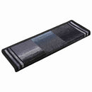 selvklæbende trappemåtter 10 stk. 65x21x4 cm sort og grå