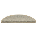 selvklæbende trappemåtte 15 stk. 56x17x3 cm sisal-look lysegrøn