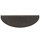 selvklæbende trappemåtter 15 stk. 65x21x4cm sisal-look antracit