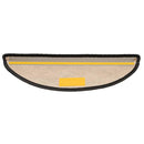 selvklæbende trappemåtter 15 stk. 65x21x4cm sisal-look antracit