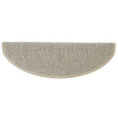 selvklæbende trappemåtte 15 stk. 65x21x4 cm sisal-look lysegrøn