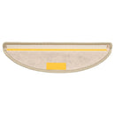 selvklæbende trappemåtte 15 stk. 65x21x4 cm sisal-look lysegrøn