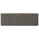 selvklæbende trappemåtter 15stk. 65x21x4cm sisal-look grå beige