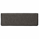 selvklæbende trappemåtter 15 stk. 65x21x4cm sisal-look antracit