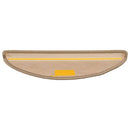 trappemåtter 15 stk. 56x17x3 cm mørkebeige halvrunde