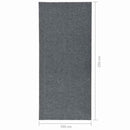 snavsbestandig tæppeløber 100x250 cm grå